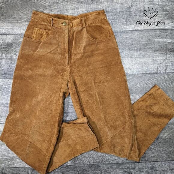 Spiegel Missy Shell Pig Leather Pants Size 8 - Picture 1 of 6